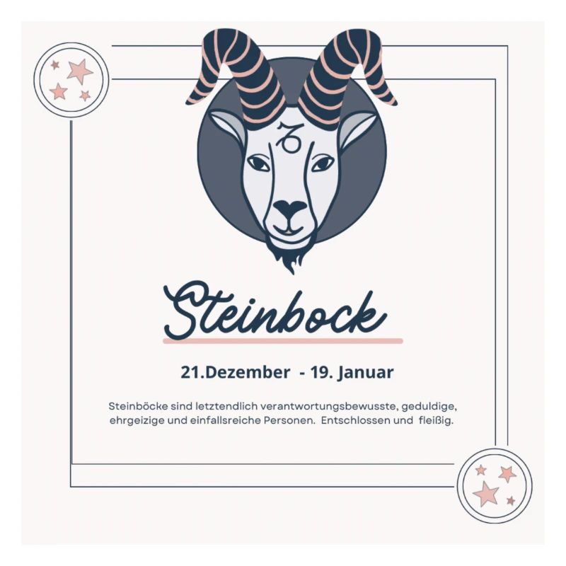 Zodiac Steinbock 1