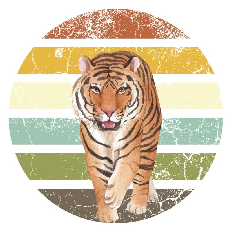 Tiger Retro Design
