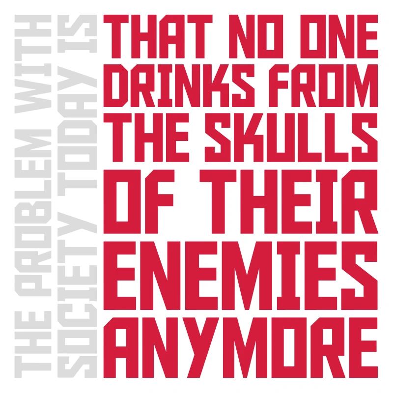 drinks from enemies skulls