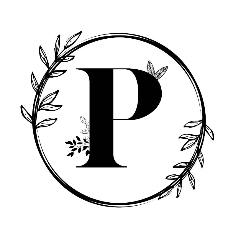 Buchstabe P Blumen