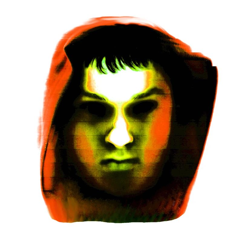 Hoody head: Orange