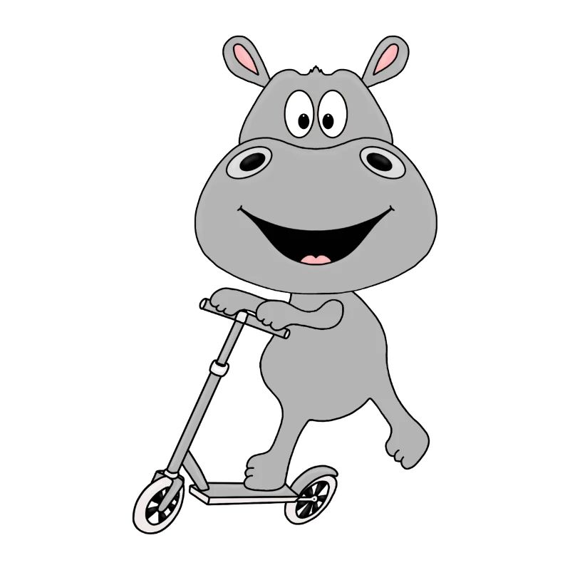 NILPFERD - HIPPO - FLUSSPFERD - ROLLER - TIER