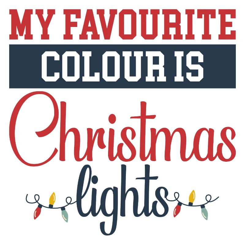 Weihnachtsdesign mit Lichtern