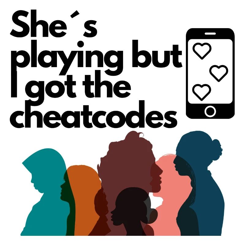 she ́s plaaying but i got the cheatcodes fun shirt