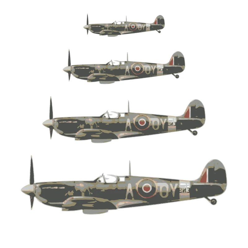 Spitfire Fighter Pilot - Retro Gift Pilot