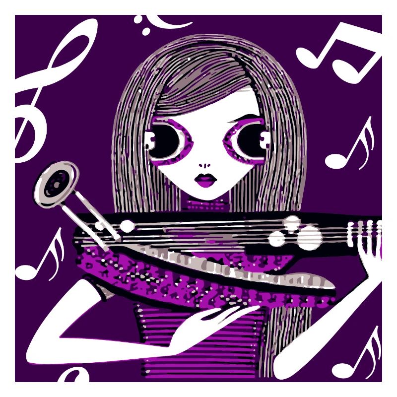 Musik-Mädchen