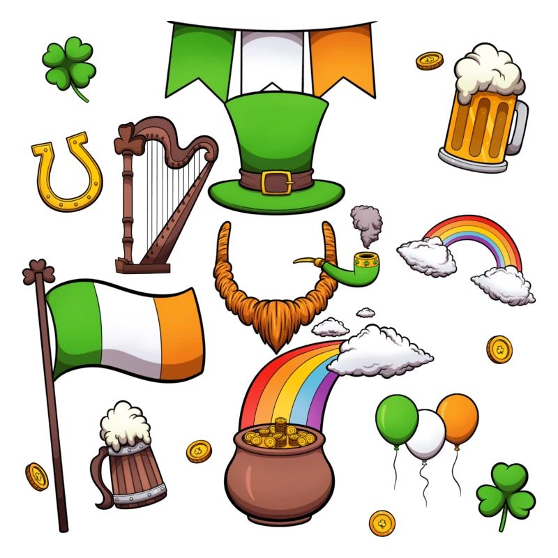 St. Patrick's Day Elemente