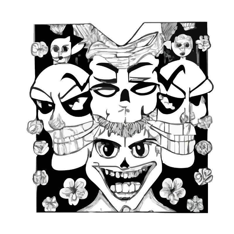 Combo têtes de mort