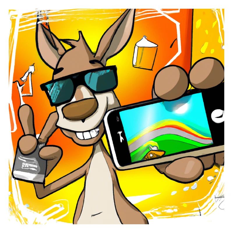 Kangaroo makes Selfie 2 variant