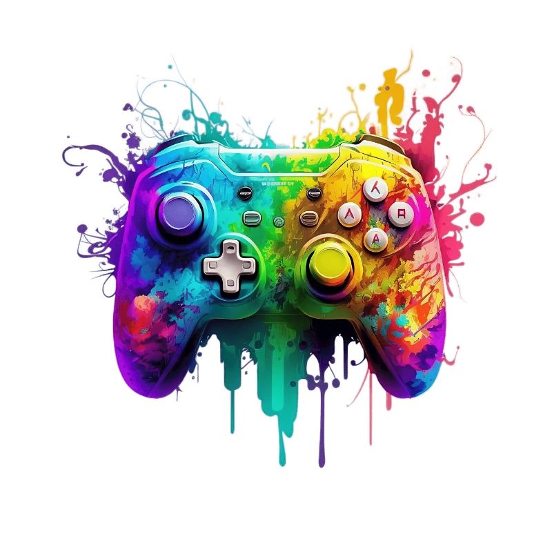 Neon Gaming Controller / Kontroller