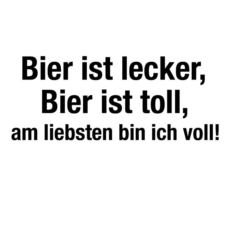 Bier ist lecker