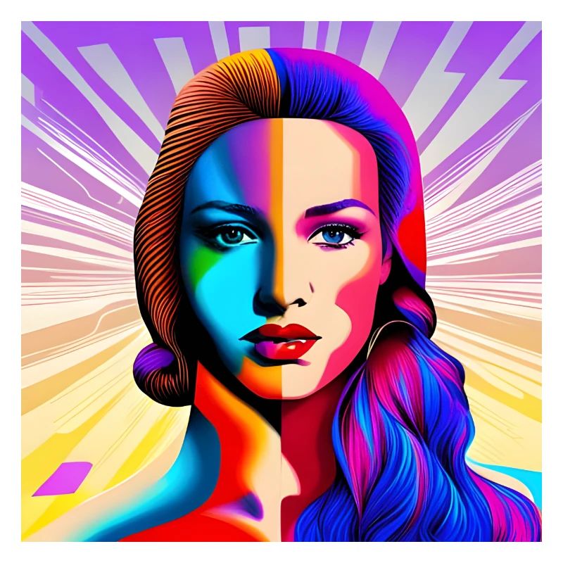 Schönes Pop-Mädchen
