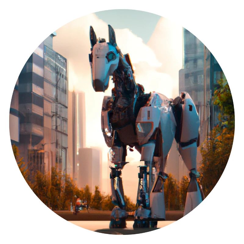 Roboter-Pferd