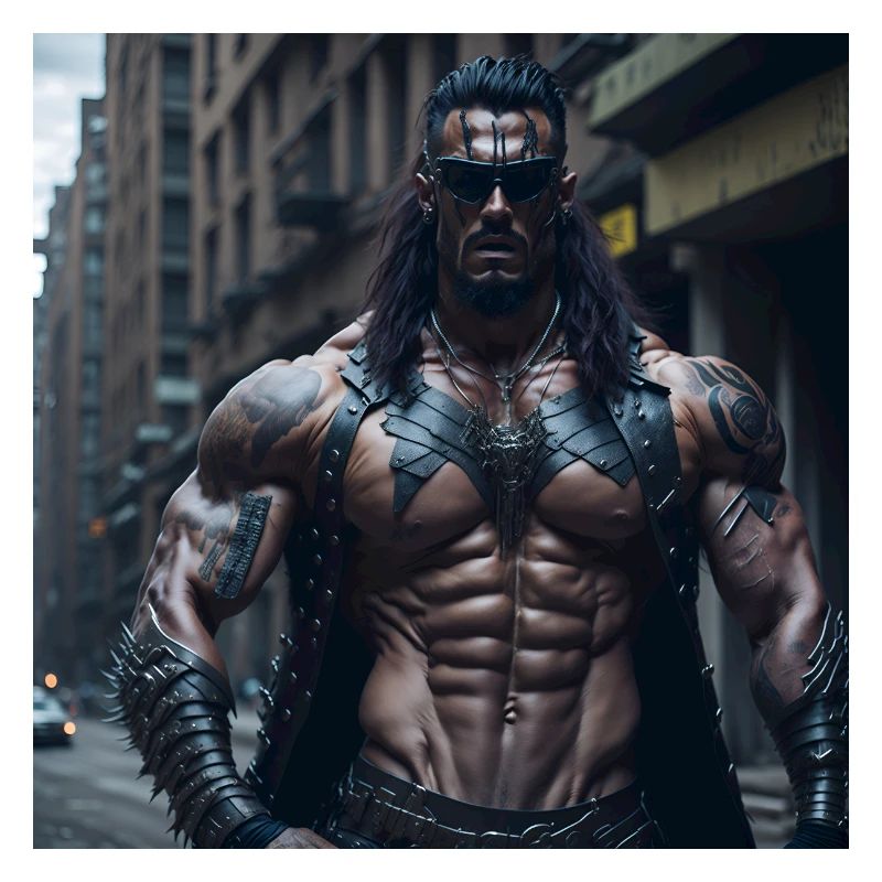 Future Cyberpunkt Warrior
