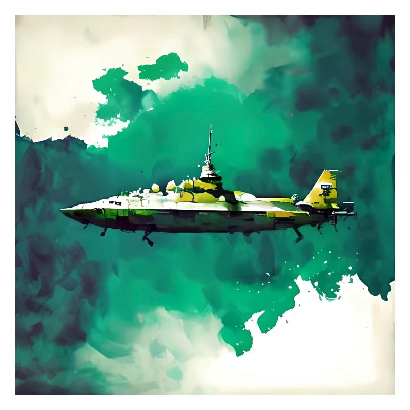 Weltraum-U-Boot-Kampfjet