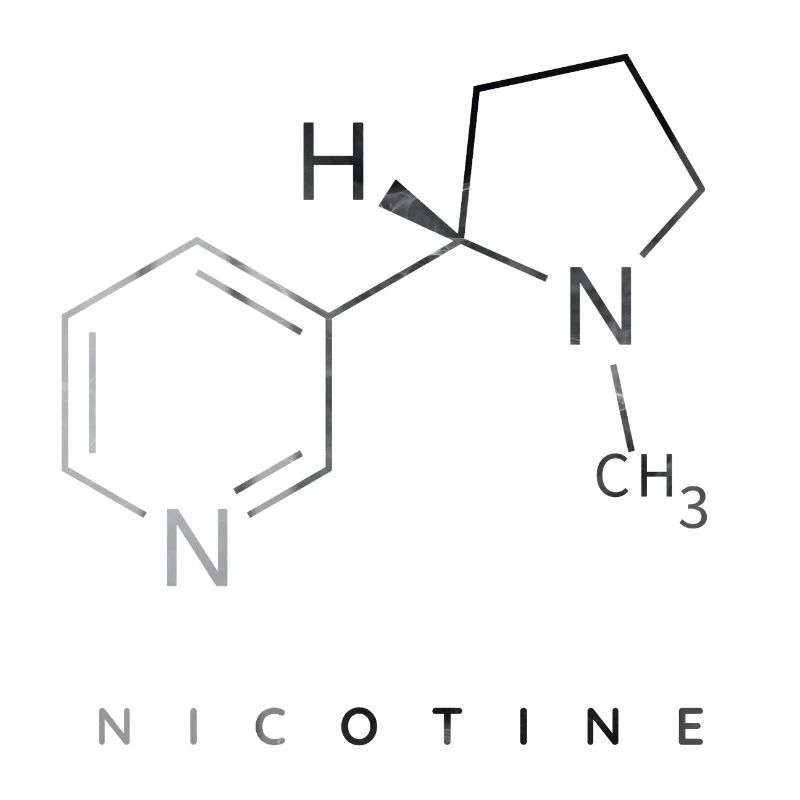Molécule de nicotine