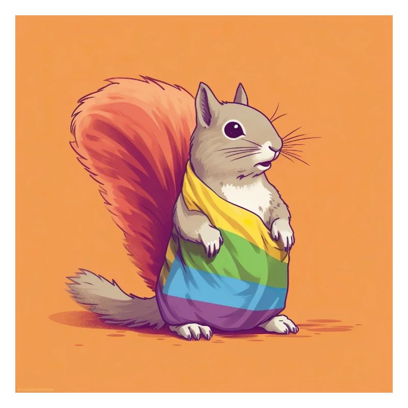 Pride LGBT Eichhörnchen