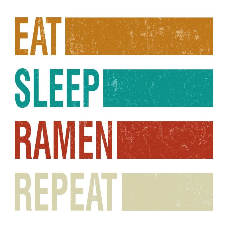 Manger des ramen de sommeil répéter