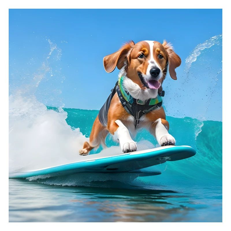 Surfender Hund
