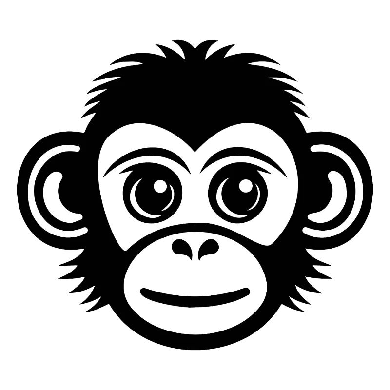Monkey Monkey Monkey Face Jungle