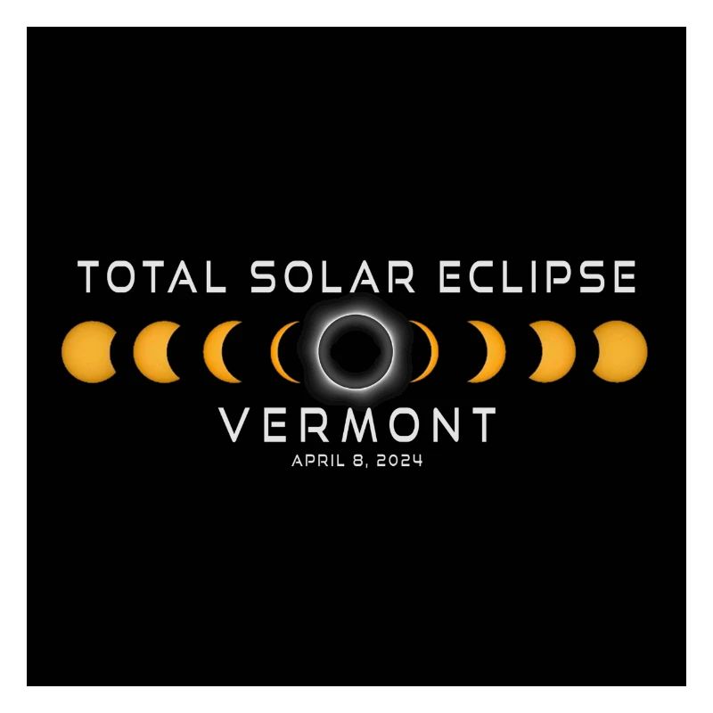 Vermont 2024 Eclipse Cool Souvenir 8 avril