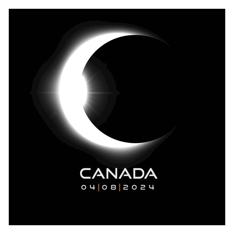 Canada Eclipse 2024 Souvenir Cooles Andenken 8. April