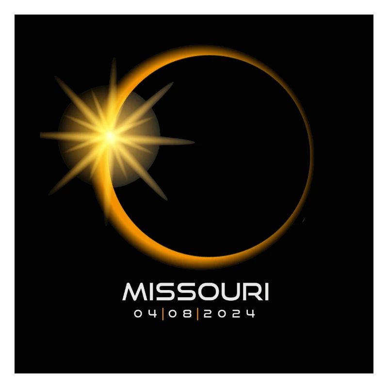 Missouri Eclipse 2024 Souvenir 8 avril Cool