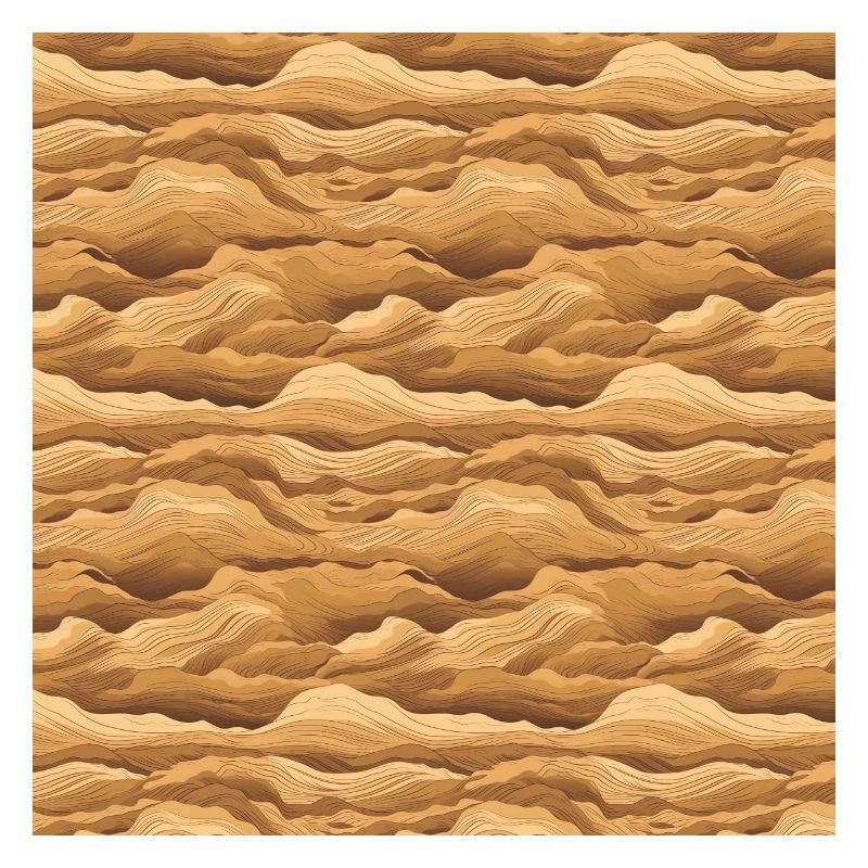 Desert Seamless Pattern Sand Sahara Dunes Arabic