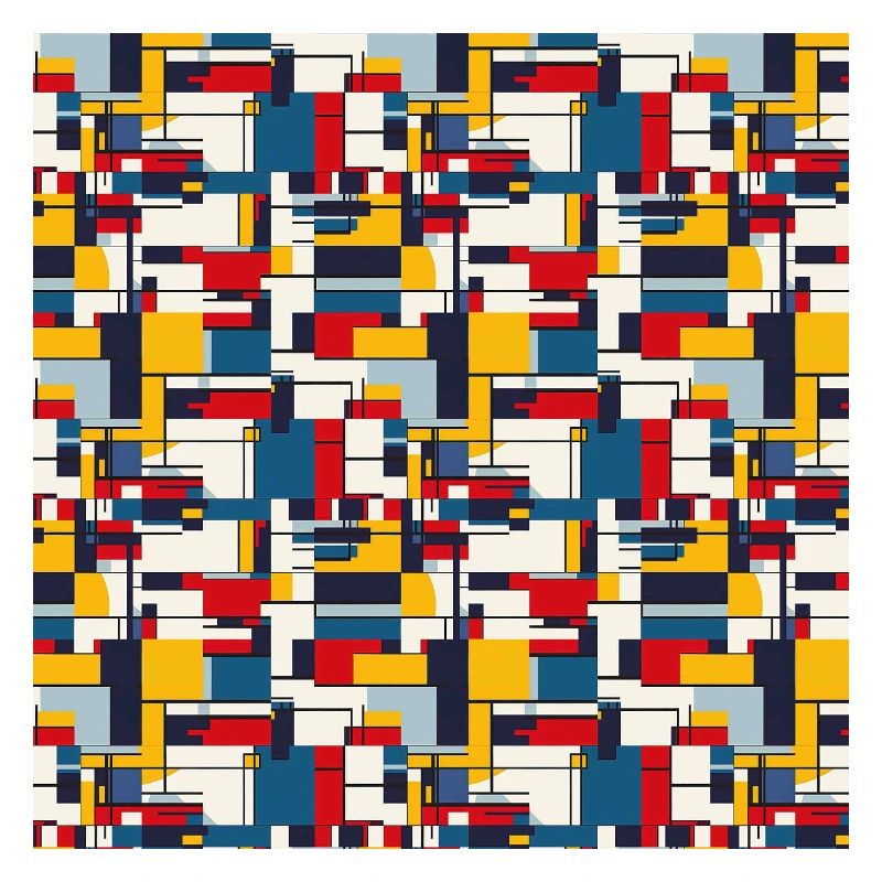 Abstract Geometric Seamless Repeat Pattern Shapes