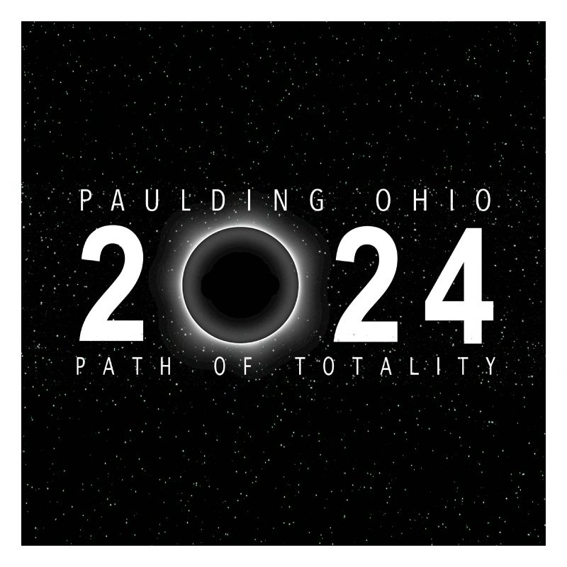Paulding Ohio 2024 Eclipse Souvenir Cool Memento