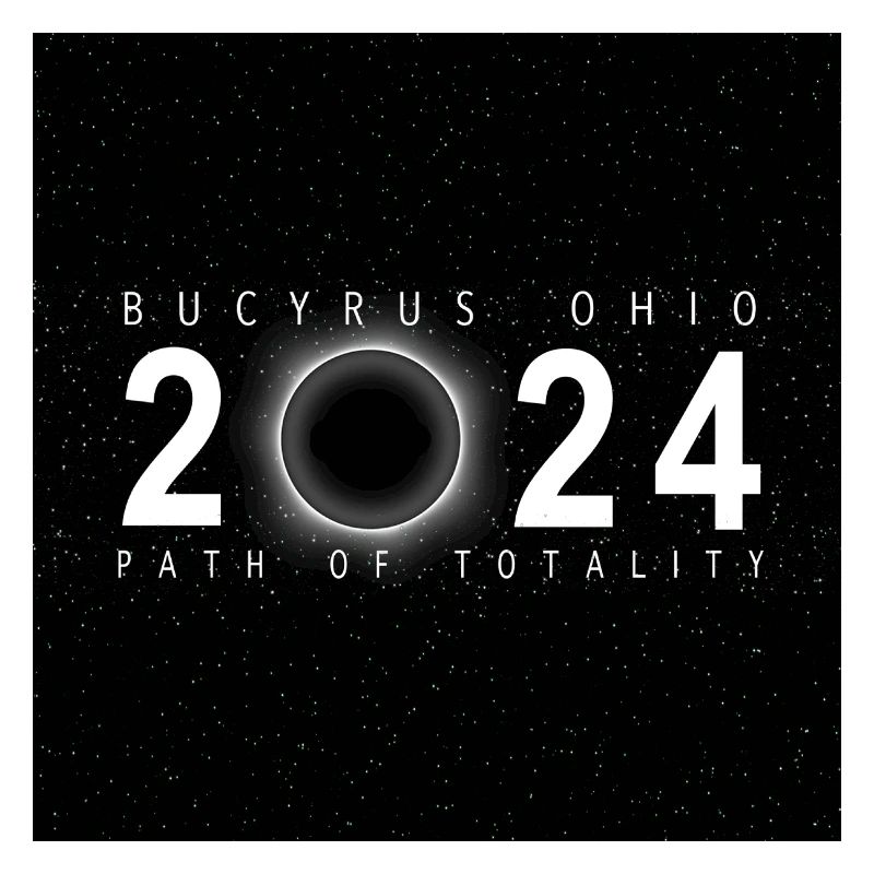 Bucyrus Ohio 2024 Eclipse Souvenir Cool Memento