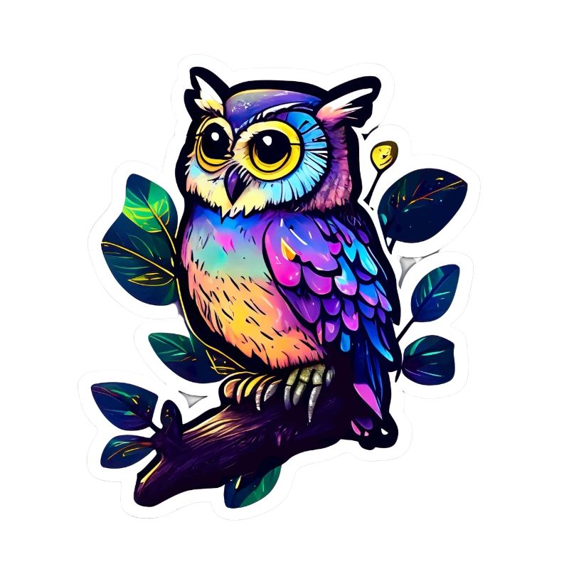 Psychedelic Owl