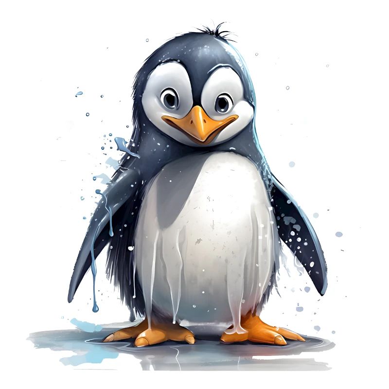 Lustiger Pinguin