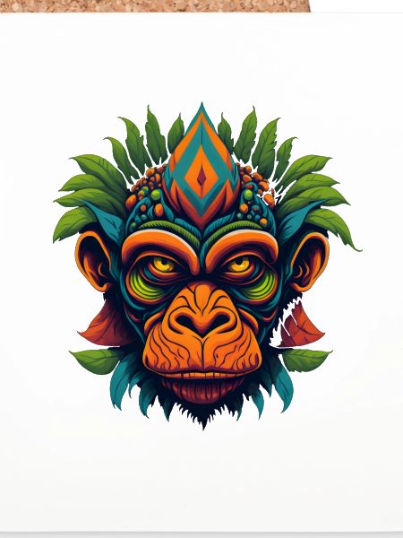Trippy Affe Primat Dschungel