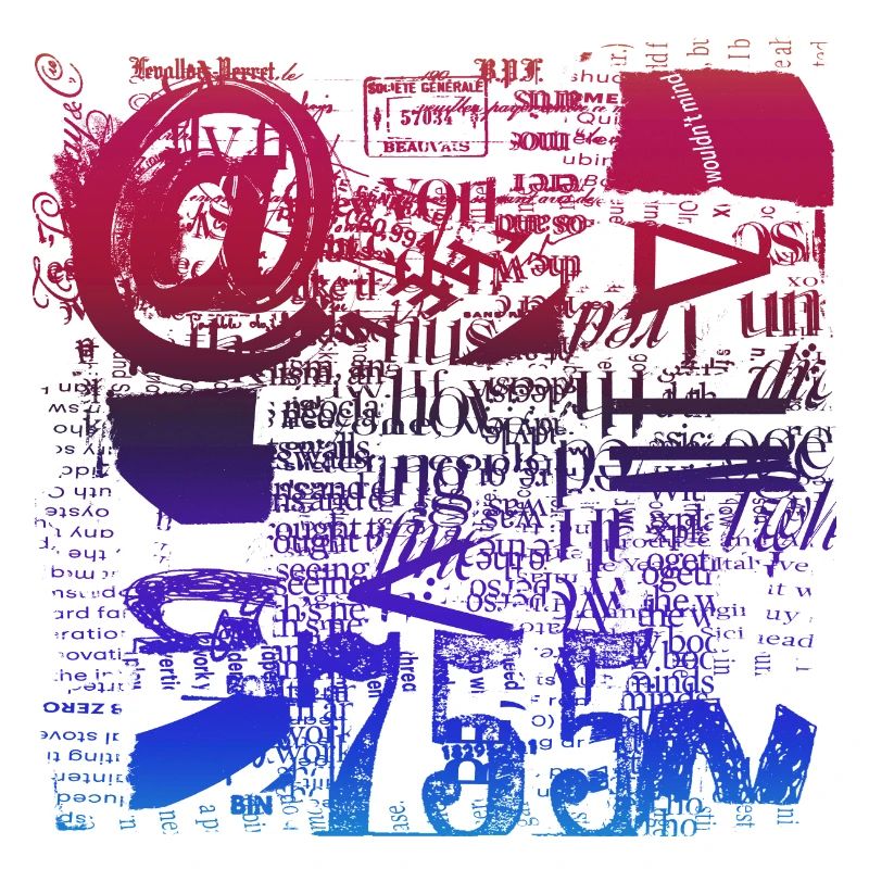 Newspaper Clips Scrapbook Magazines Alphabet Code