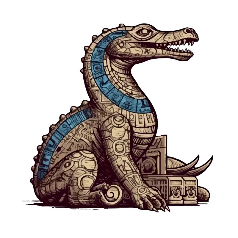 Ägyptisches Krokodil Nr. 2