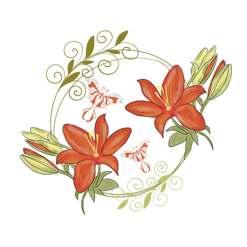 Lilienblüten