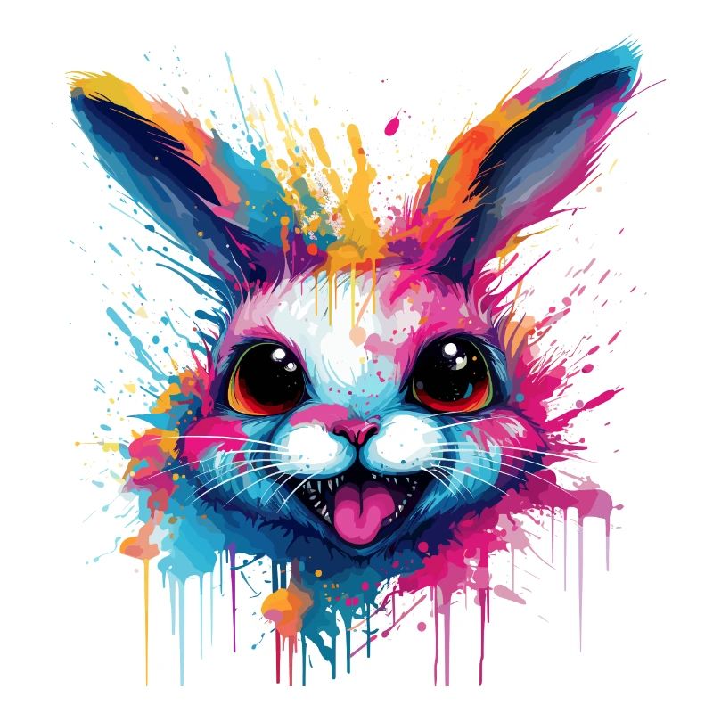 bunter Hase