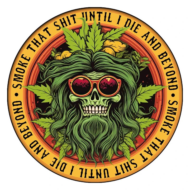 Marihuana-Schädel