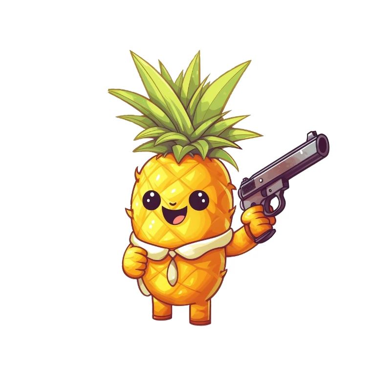 Angriffslustige Ananas