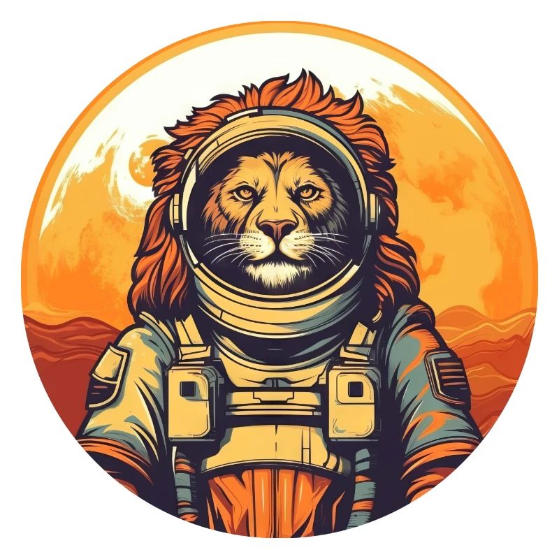 Lion dans l’espace