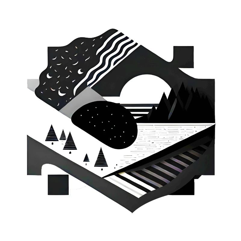 Collage Modern-Stil/ Landschaft