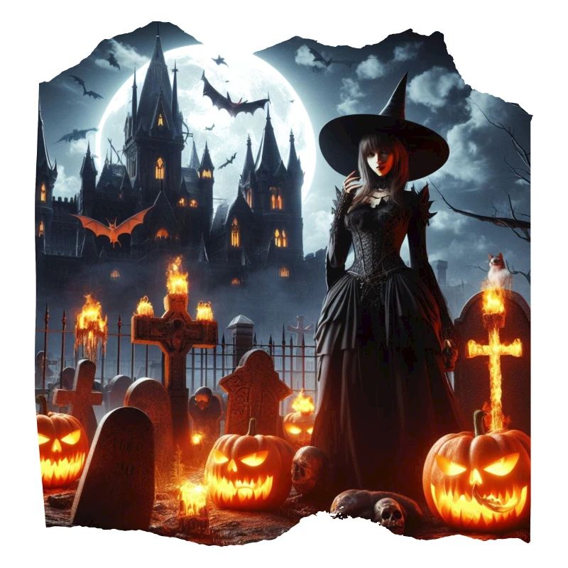 Witch Graveyard Pumpkins