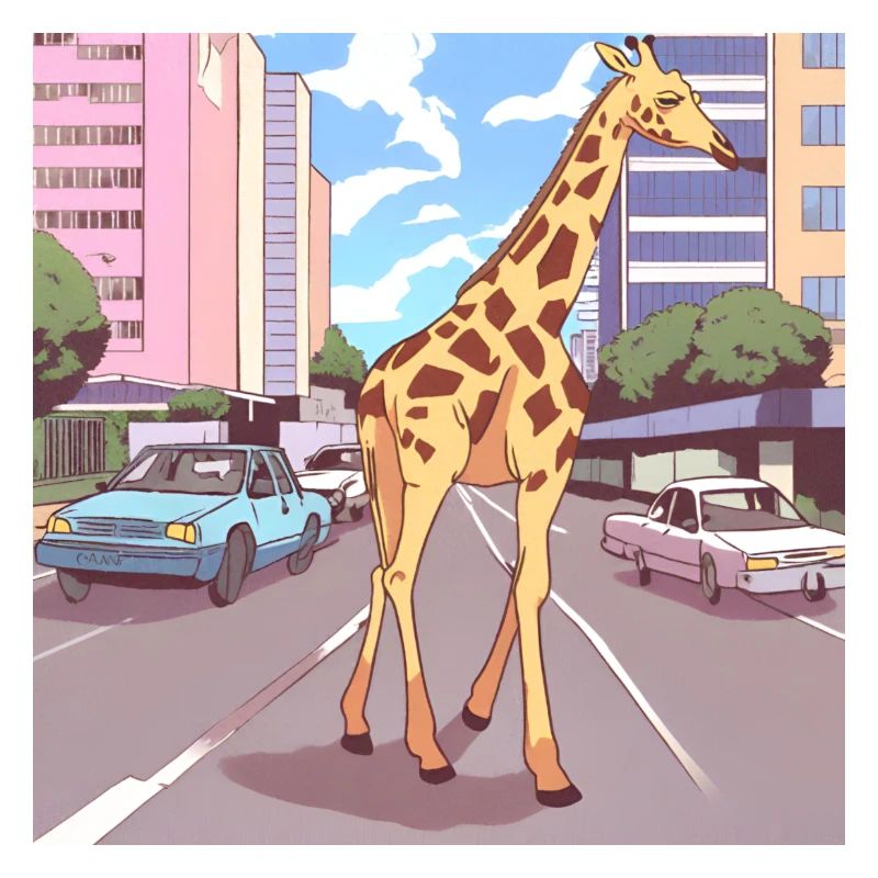 Stadtgiraffe