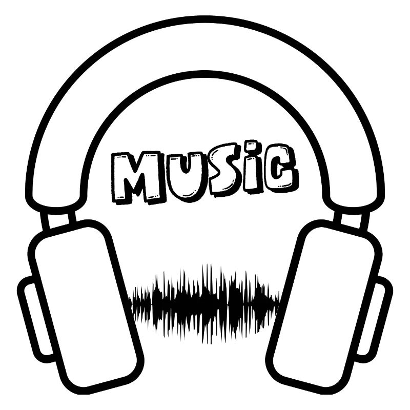 Music Headphone Waveform