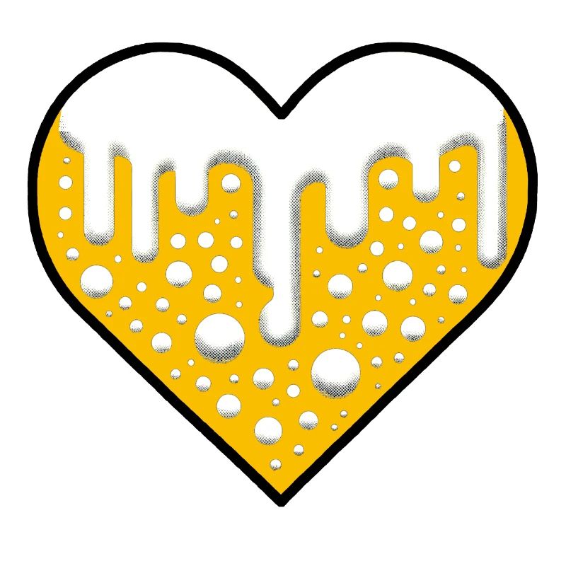 Bier-Liebe | Herz aus Bier