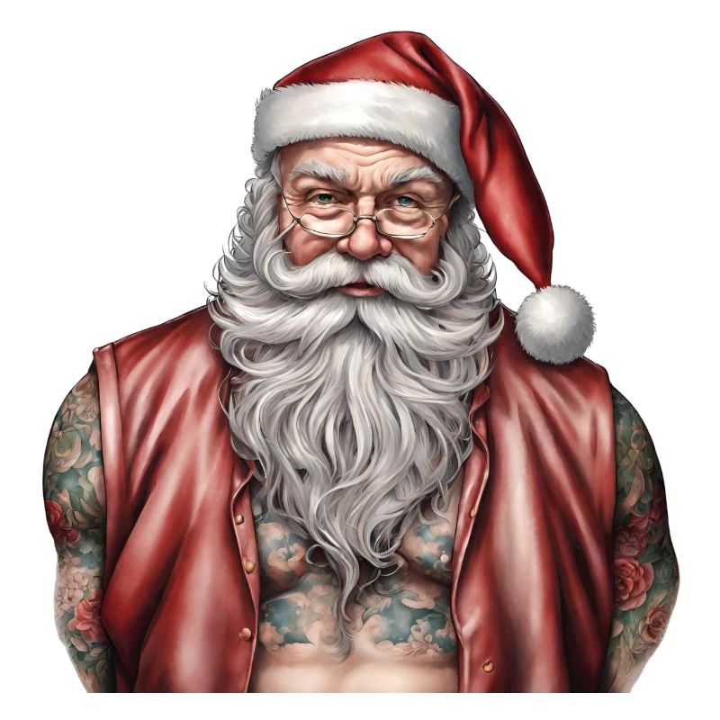 Weihnachtsmanntattoo