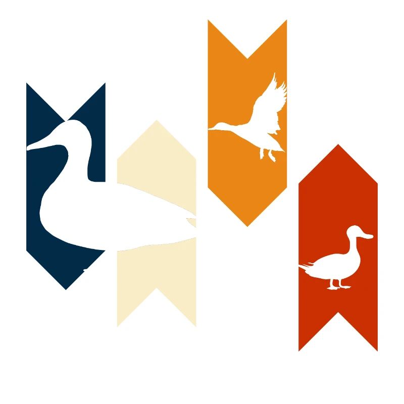 Vintage Retro Duck - Duck Gift Idea