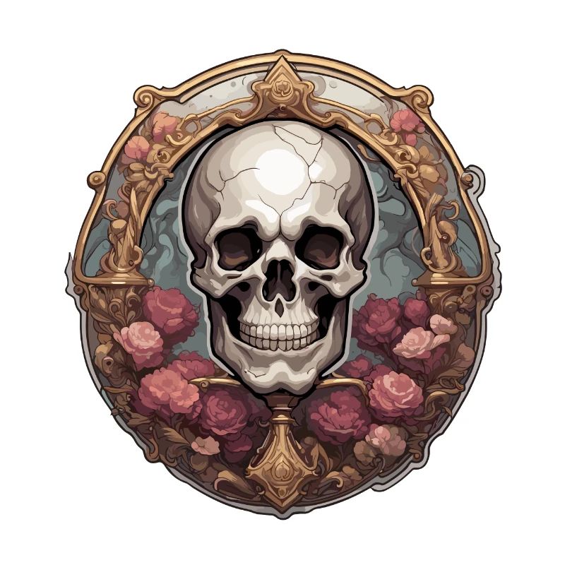 Skull / Skull / Skeleton / Gothic / Horror