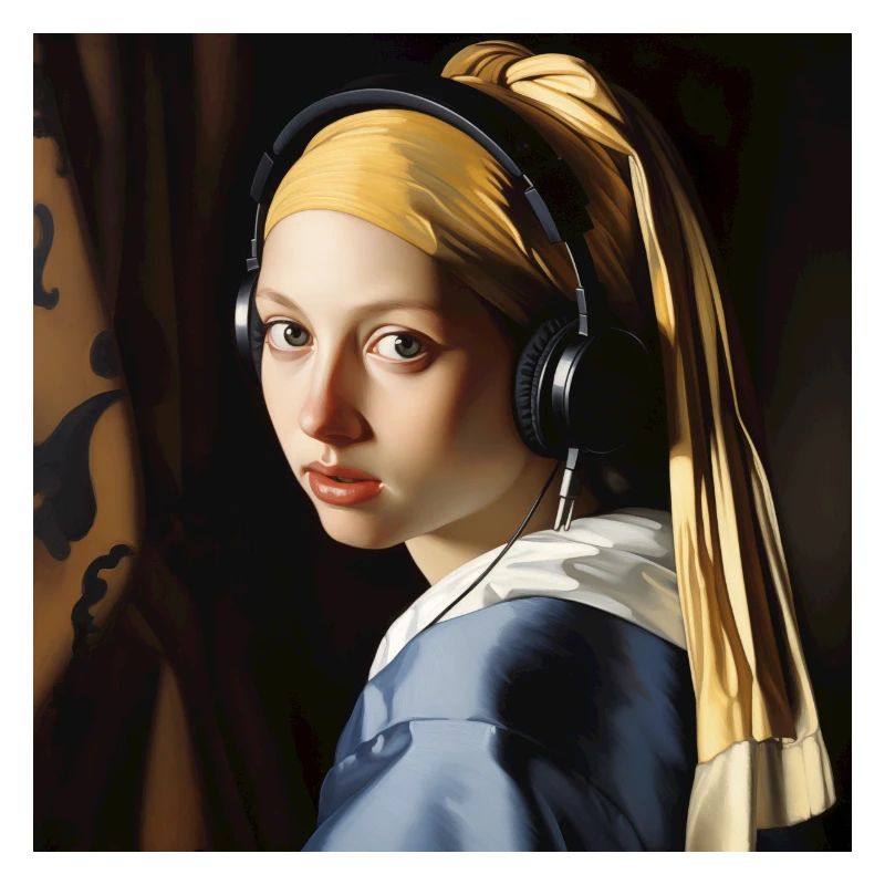 Das Mädchen mit dem Kopfhörer